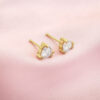 Small golden stud