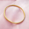 golden plain bangles