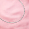 Silver necklace nechpiece neckchain