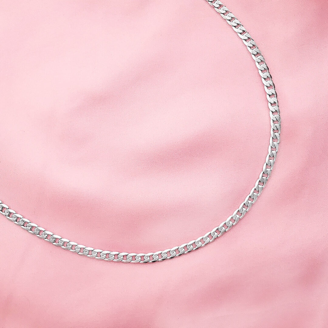 Silver necklace nechpiece neckchain