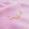Butterfly golden pendant