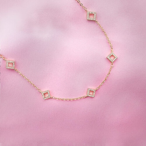 Gold anklet