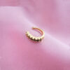 gold-plated nose stud ring noth