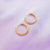Lara Twisted hoop