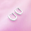 Mureka paperclip earrings
