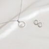 Perla necklace set (Silver)