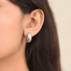 Luna curve earring (Silver)