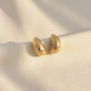 Luna Curve studs (Gold)