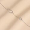 Alkes heart anklet (Silver)