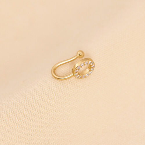 Halo nose cuff (Gold)