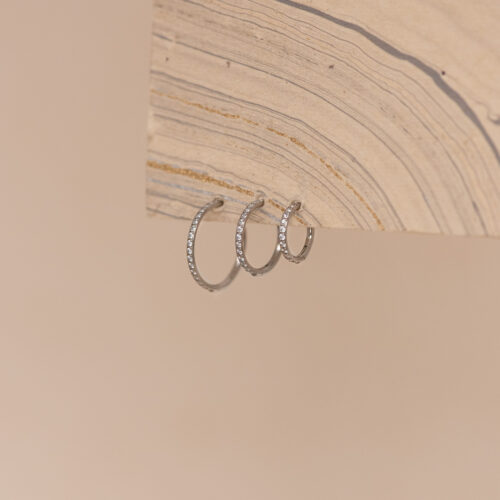 Alternative view of Zenith titanium hoop (Silver | 1 pc)