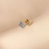 Crescent titanium upper ear stud (1 pc)