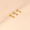 Sphera titanium stud (Gold | 1 pc)