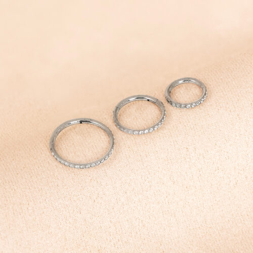 Zenith titanium hoop (Silver | 1 pc)