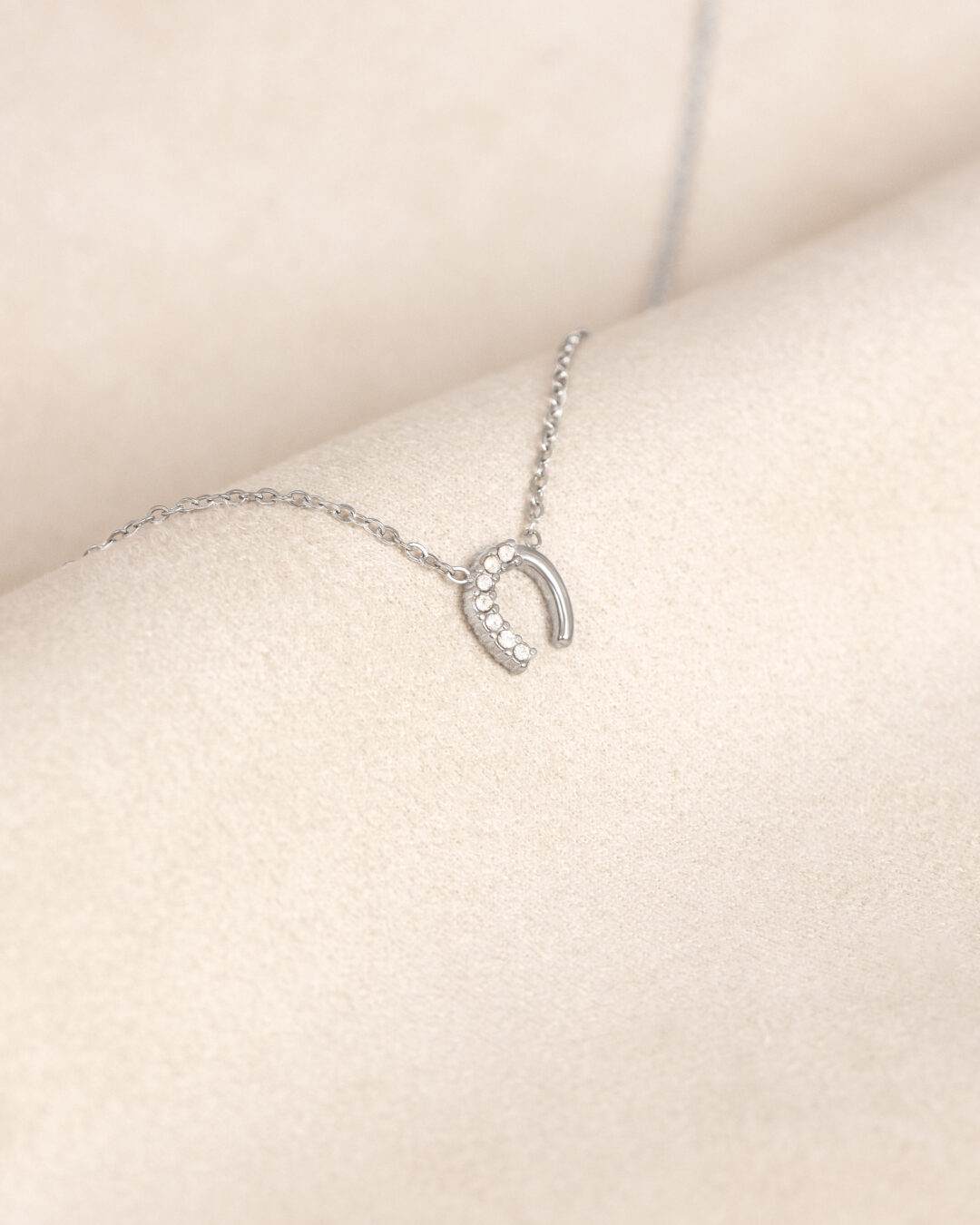 Lauren horseshoe necklace (Silver)