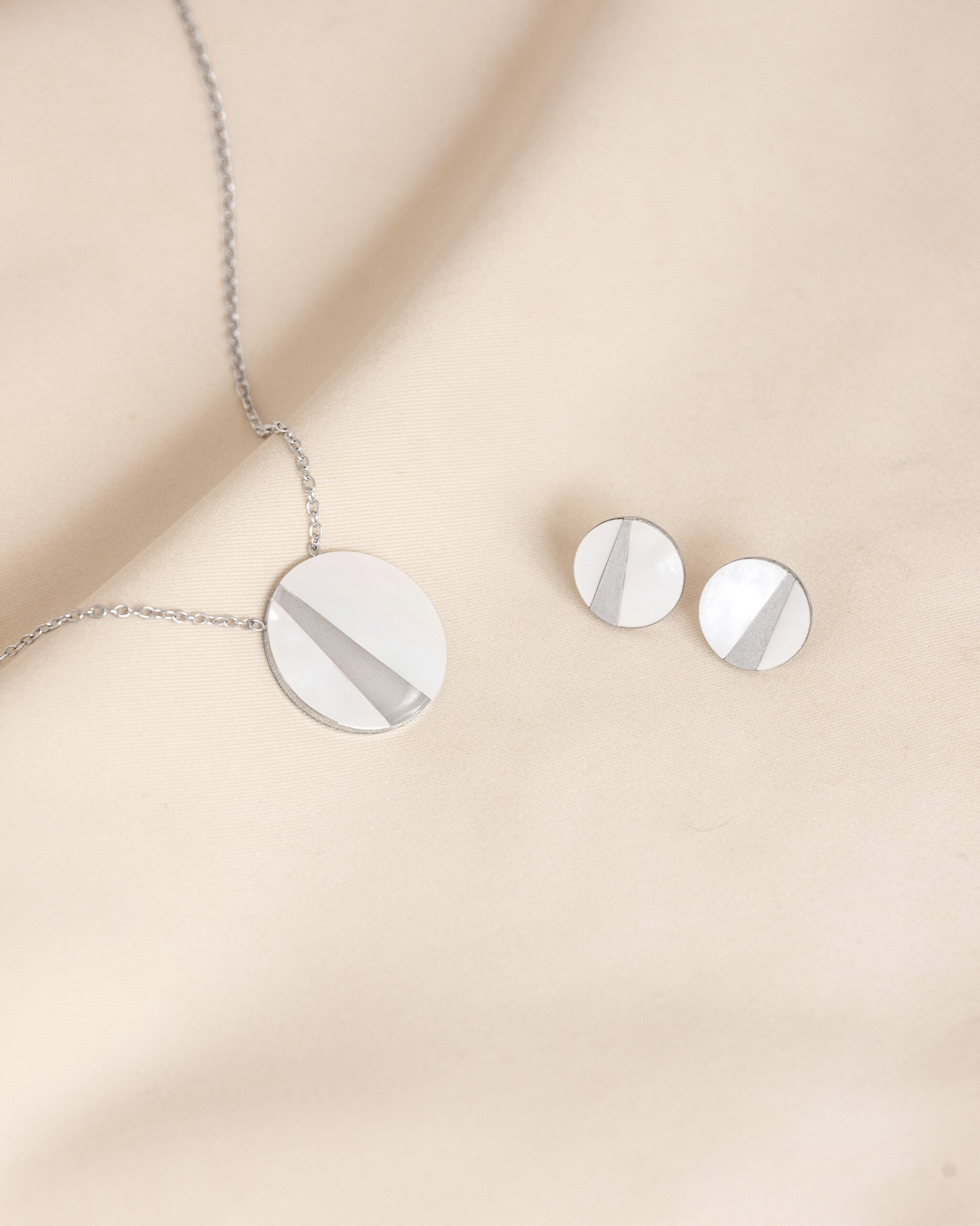 Leino necklace set (silver)