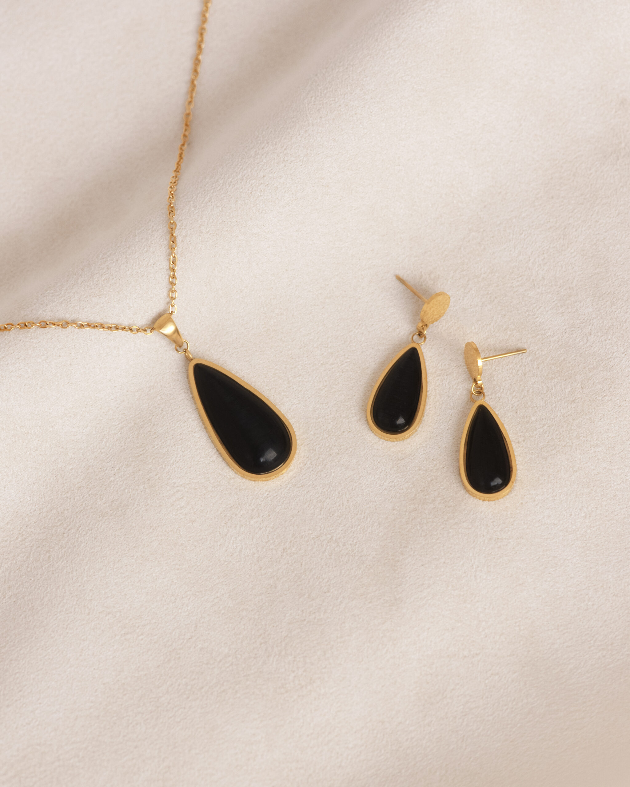 Meira necklace set (gold) - Image 2