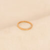 Facet band ring