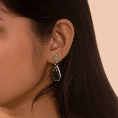 Alternative view of Meira necklace set (silver)