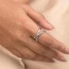 Moonfold ring (silver)