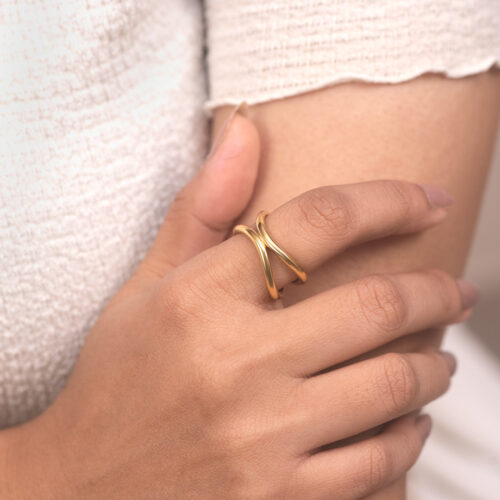Moonfold ring (gold)