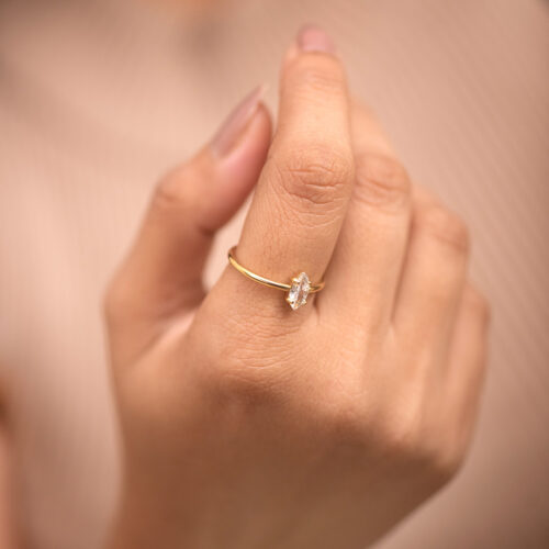 Alternative view of Nova marquise ring