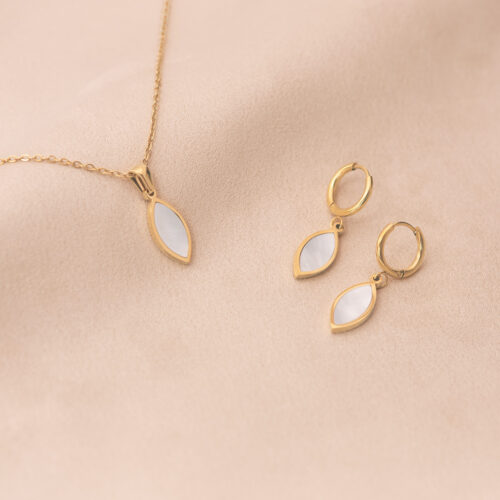 Alina necklace set (gold)