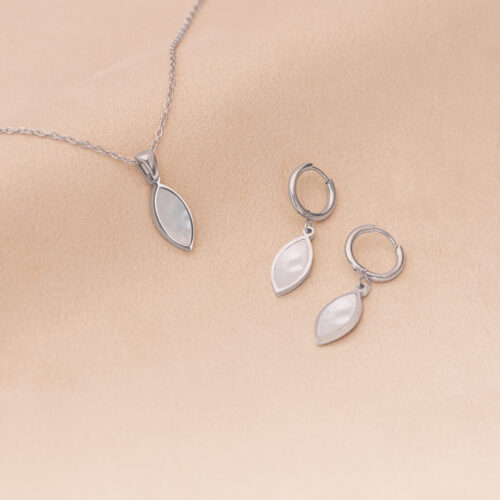 Alina necklace set (Silver)