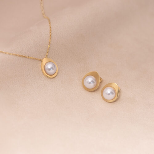 Nerina necklace set (gold)